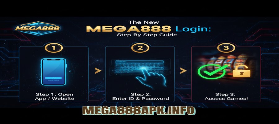 The New MEGA888 Login: Step-by-Step